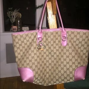 Authentic Gucci Heart Bit Tote